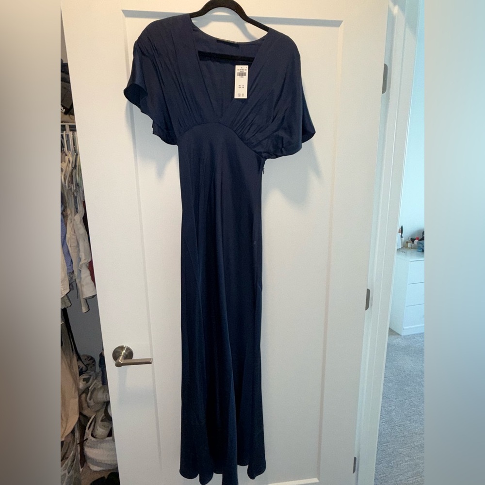 Abercrombie & Fitch Dark Blue Maxi Dress